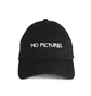 NASASEASONS Cap 'No Pictures' (Schwarz / Weiß)