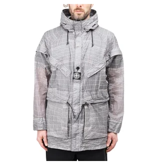 Stone Island Reflective Grid On Lamy-TC Jacket (Grau)