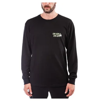 Stüssy One World L/S (Schwarz)