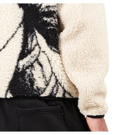 Stüssy Venus Jacquard Sherpa Jacket (Weiß)