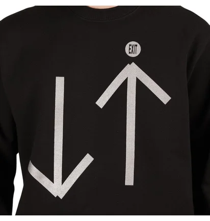 Carhartt WIP x Relevant Parties Exit Records Sweatshirt (Schwarz)