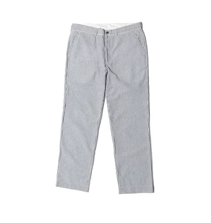 Chrystie NYC Stripe Seersucker Pants (Navy / Weiß)