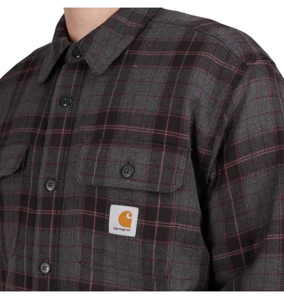 Carhartt WIP Archer Shirt Jac (Dunkel Grau)