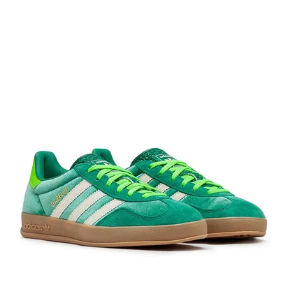 adidas WMNS Gazelle Indoor (Grün / Weiss)