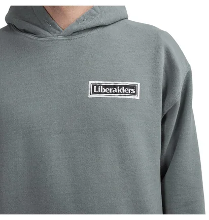 Liberaiders Patchwork Pullover Hoodie (Blaugrau)