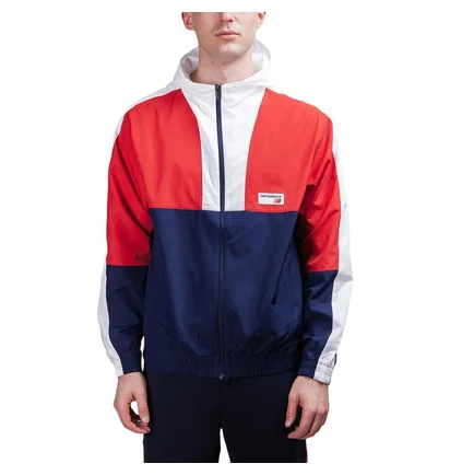 New Balance Athletics Windbreaker (Rot / Blau)