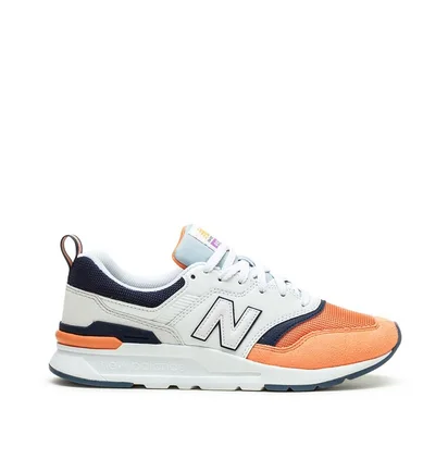 New Balance CW997 HBD (Weiß / Pfirsich / Blau)