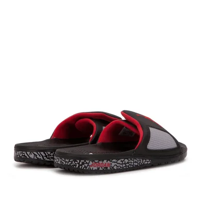 Nike Air Jordan Hydro 3 Retro Slide (Schwarz / Rot / Grau)