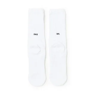 Raised by Wolves Fuck Off Socks (Weiß)