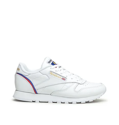 Reebok CL LTHR (Weiß / Rot / Blau)