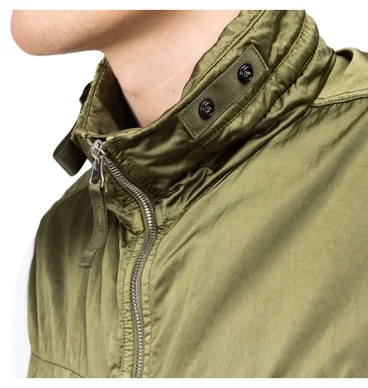 Stone Island Nylon Raso-TC Vest (Olive)