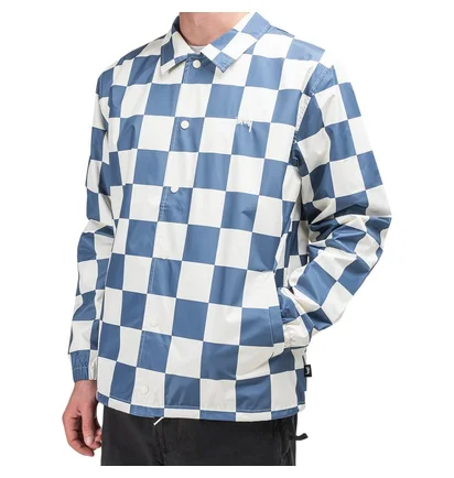Stüssy Checker Coach Jacket (Blau / Weiß)