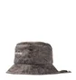 Stüssy Dyed Nylon Bungee Bucket Hat (Grau / Khaki)