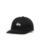 Stüssy Stock Low Pro Cap (Schwarz)