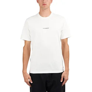 C.P. Company 30/1 Jersey Printed Logo T-Shirt (Weiss)
