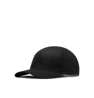 C.P. Company Gabardine Logo Cap (Schwarz)