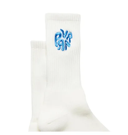 by Parra 1976 Logo Crew Socks (Weiß / Blau)