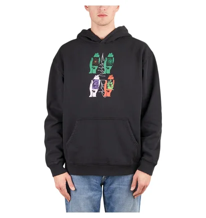 Brain Dead Throwing Hands Hooded Sweat (Schwarz)