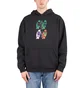 Brain Dead Throwing Hands Hooded Sweat (Schwarz)