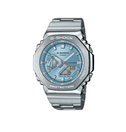 Casio G-Shock GM-2110D-2AER (Silber / Blau)