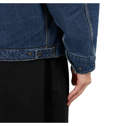 Carhartt WIP Detroit Jacket (Blau / Beige)