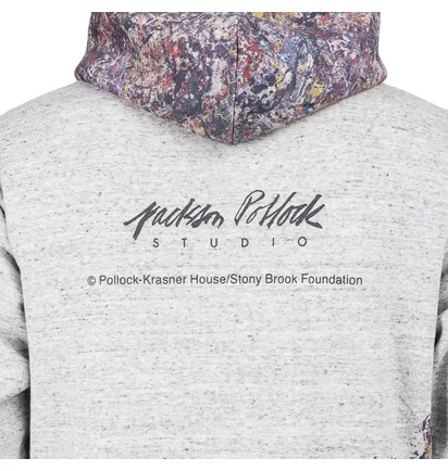 Medicom Adam Et Rope x Jackson Pollock Studio Splash Hoodie (Dunkelgrau)