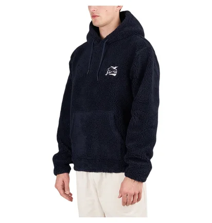 Parra Pencil Bird Polar Fleece Hoodie (Navy)