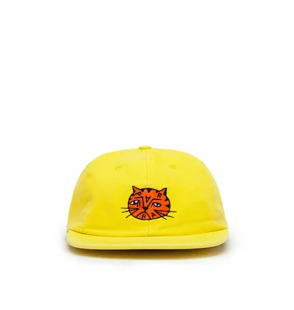Parra Sad Cat 6 Panel Hat (Gelb)