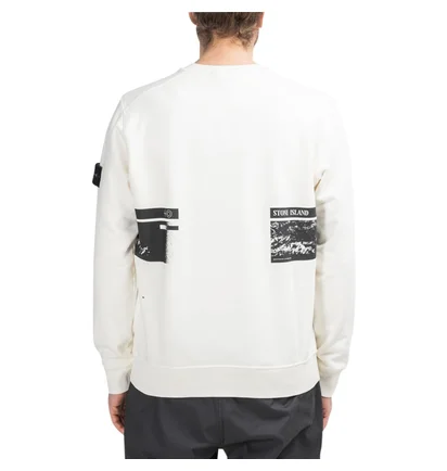 Stone Island Drone Three Sweatshirt (Weiß)