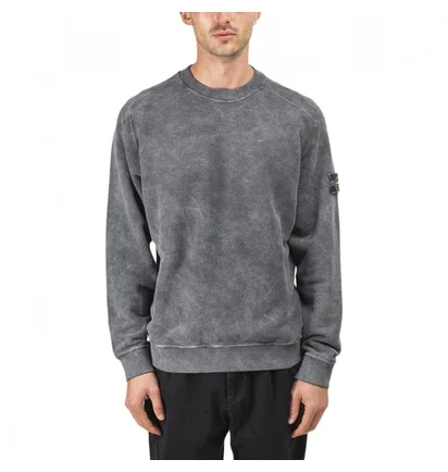 Stone Island Dust Colour Treatment Pullover (Dunkelgrau)