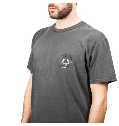 Stüssy Surf Skull Pig. Dyed Tee (Schwarz)