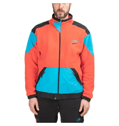 The North Face 90 Extreme Fleece Jacket (Rot / Blau)