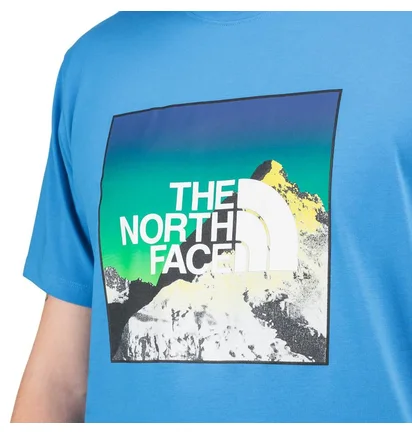 The North Face M SS Himalayan Summits Tee (Blau)