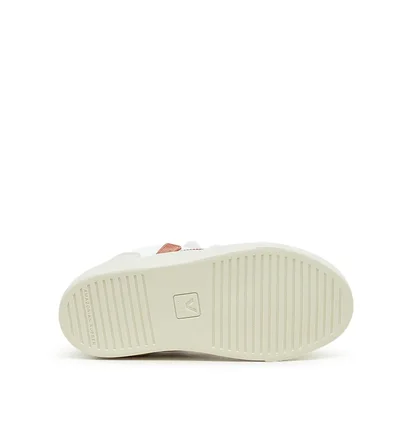Veja Kids V-10 Velcro CWL (Weiß / Rot)