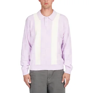 Obey Albert Polo Sweater (Flieder / Beige)
