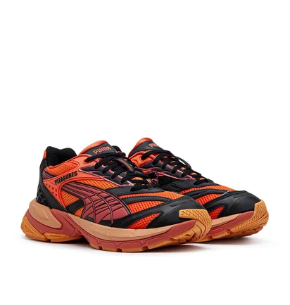 Puma x Pleasures Velophasis Layers (Orange / Schwarz)