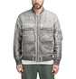 Liberaiders Overdyed Bomber Jacket (Schwarz / Grau)