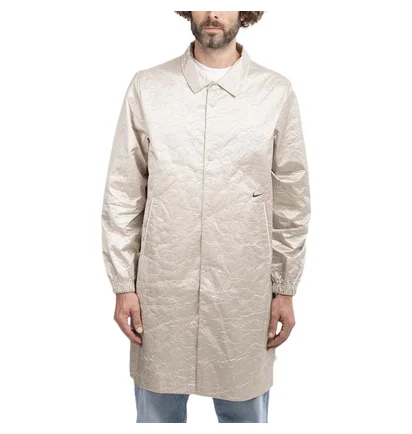 Nike Sportswear Style Essentials Men's Long Coaches Jacket (Beige)