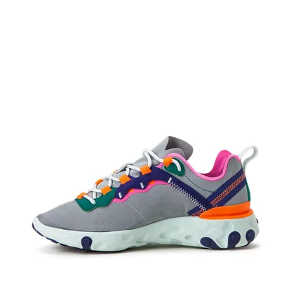 Nike WMNS React Element 55 (Grau / Fuchsia)