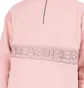 Pleasures Decline Quarter Zip Pullover (Rosa)