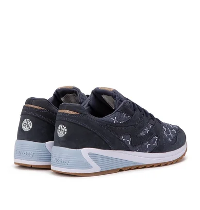 Saucony x UP THERE GRID 8000 'SASHIKO' (Navy)