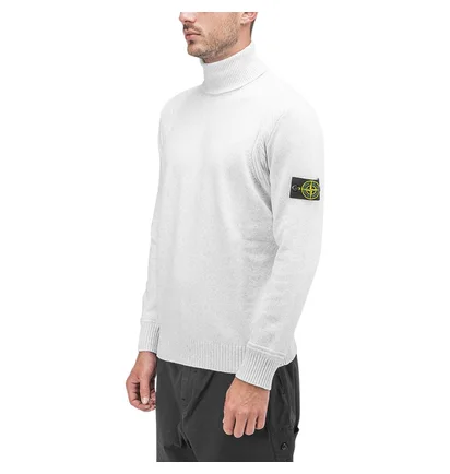 Stone Island Knitted Turtleneck (Hellgrau)