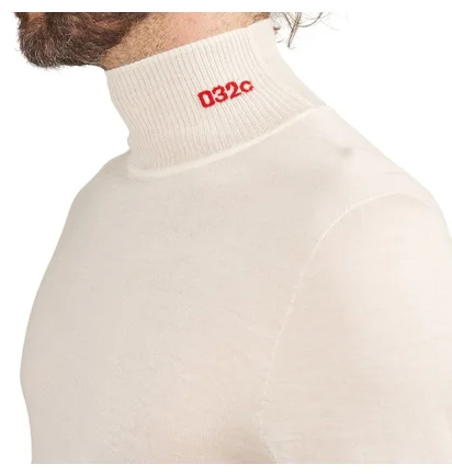 032c Logo Turtleneck (Weiss)
