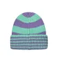 Stüssy Striped Big Basic Beanie (Grün / Lila)