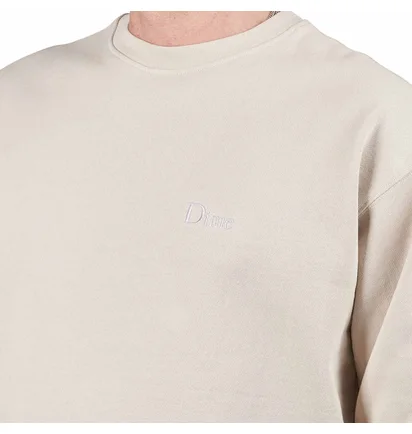 Dime Classic Small Logo Crewneck (Beige)