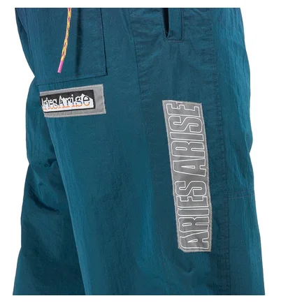 Aries Ombré Dyed Windcheater Pants (Türkis)
