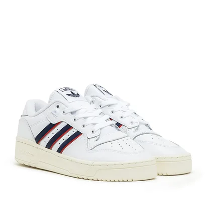 adidas Rivalry Low (Weiß / Navy / Rot)