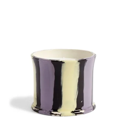 HAY Stripe Scented Candle (Flieder)