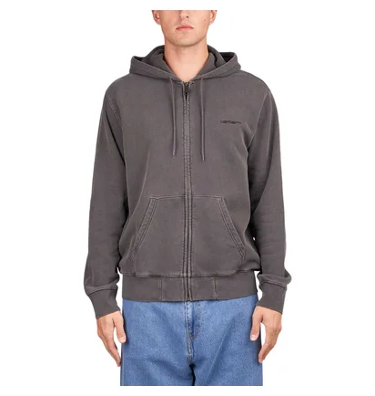 Carhartt WIP Hooded Duster Script Jacket (Schwarz)