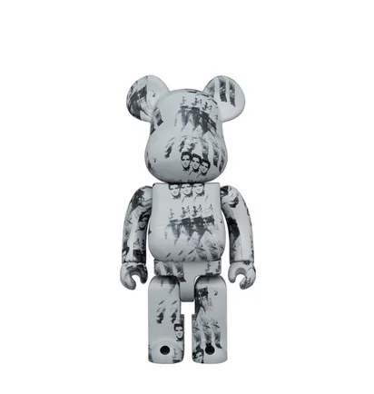 Medicom 100% + 400% Andy Warhol¬¥s Elvis Presley Be@rbrick Toy